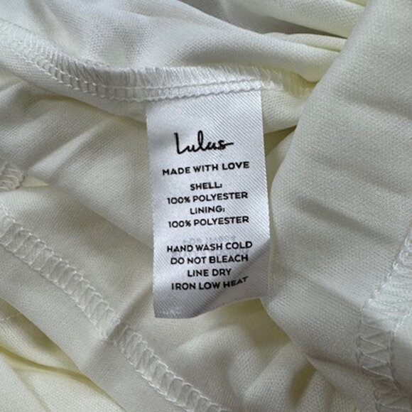 NWT Lulus Fleur of Dreams Ivory and Pink Floral Print Organza Maxi Dress - Picture 14 of 14